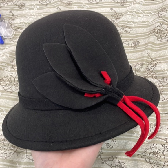 Felt Cloche Bucket Hat Vintage-Style - Picture 2 of 5